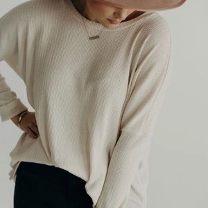 CJLA Ivory Evelyn Top